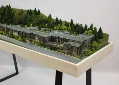 real estate pre sales full color photo realistic scale architectural model 3D print Revit amenities site