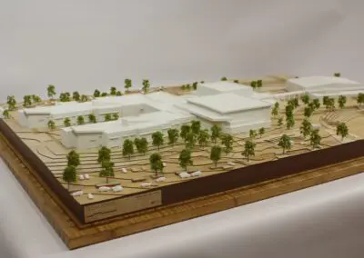 TreanorHL Wood Architectural Model Showcase View